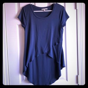 Express high-low tee